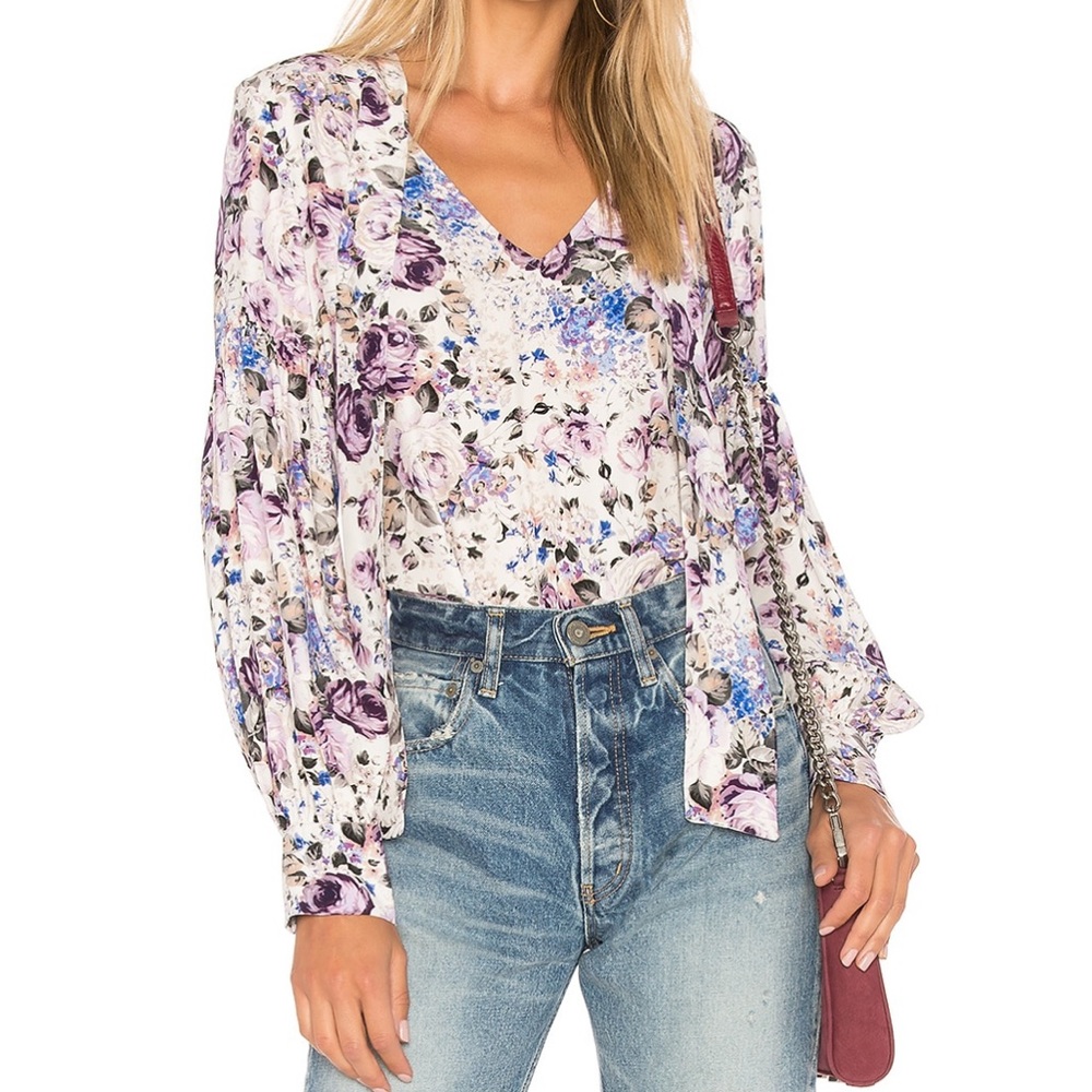 Never Worn Parker Eloisa 100% Silk Blouse Size XS Sold Out